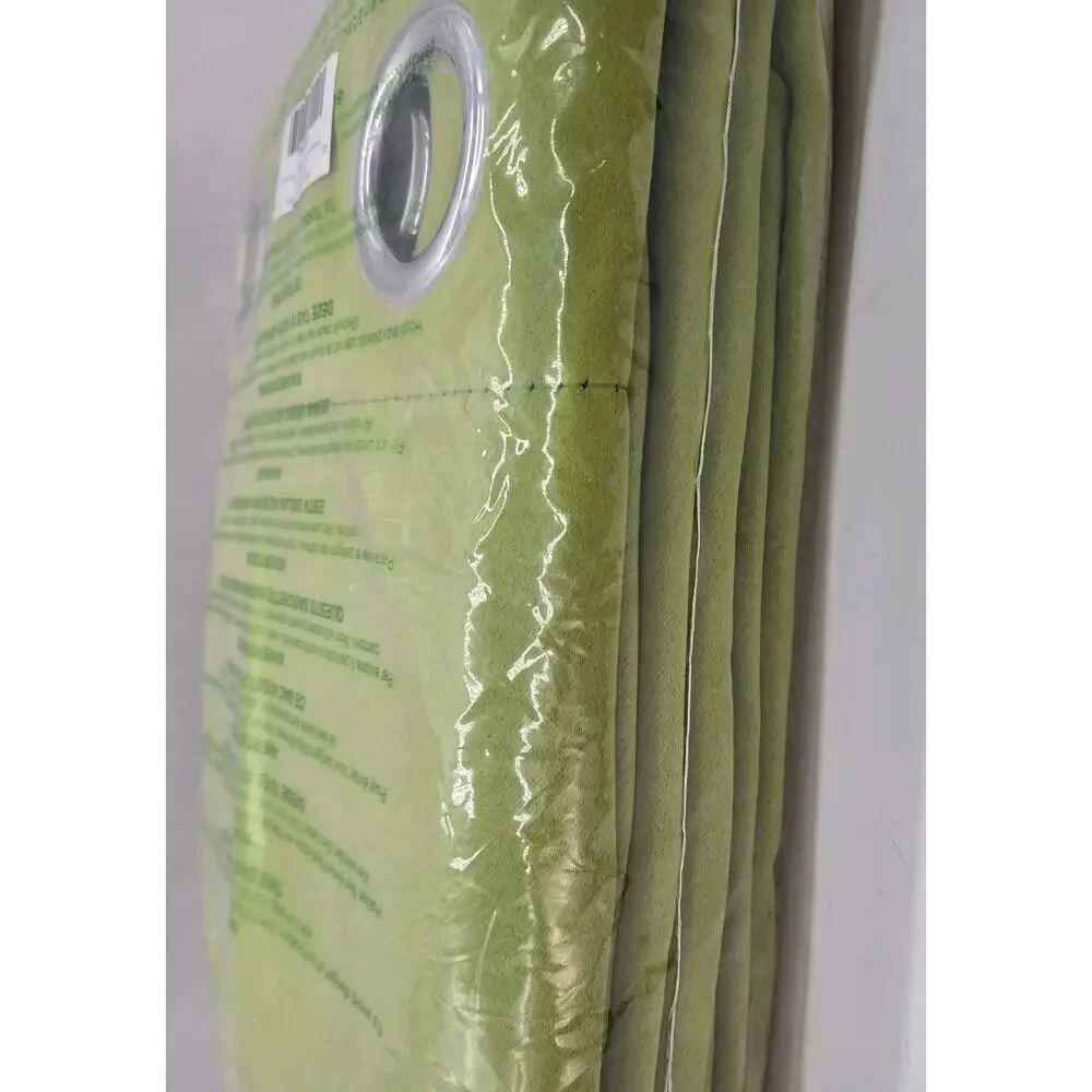 Lime Green 2 Panel Full Shade Curtains 37x70